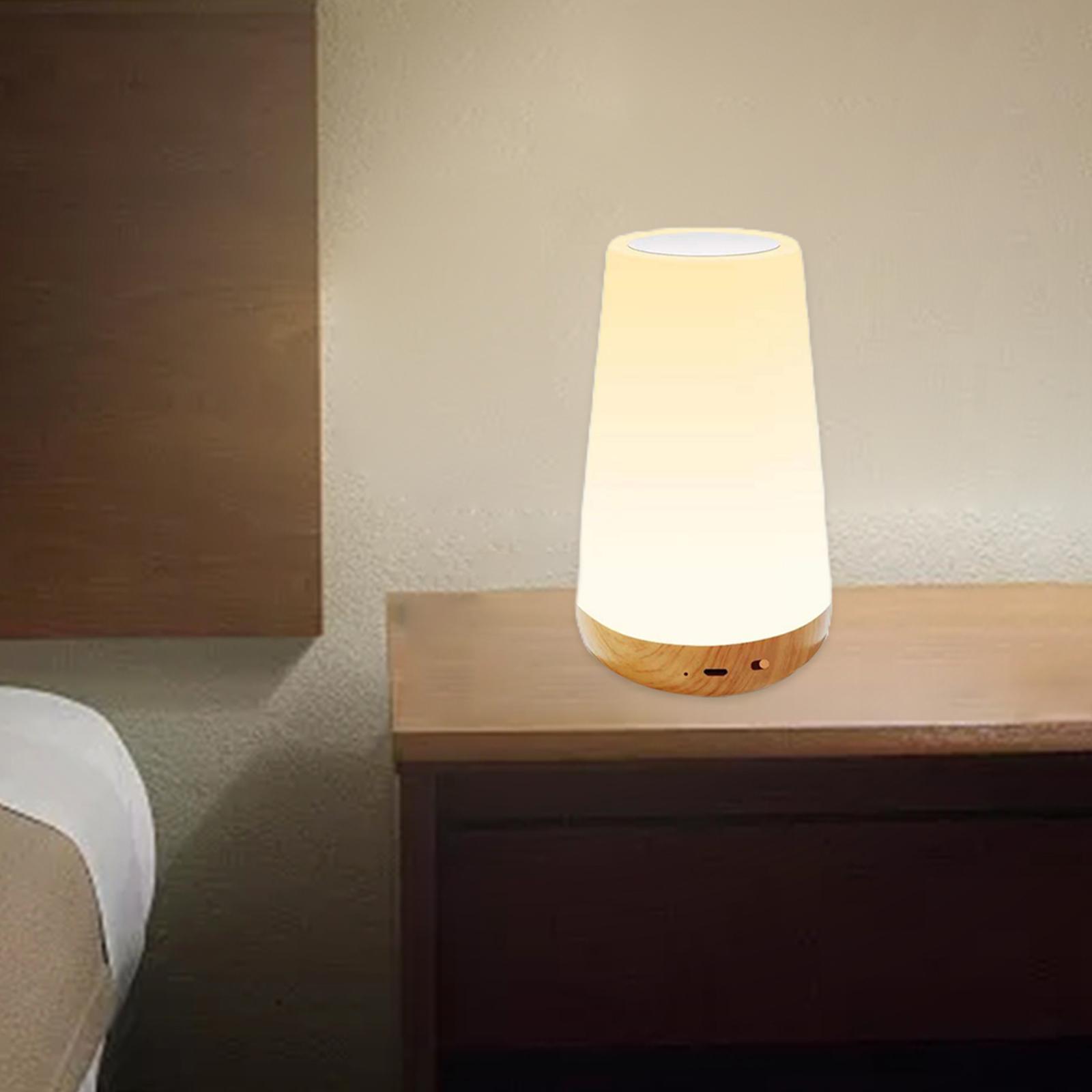 Night Light Remote Baby Bedroom Bedside Desk Tap Lamp