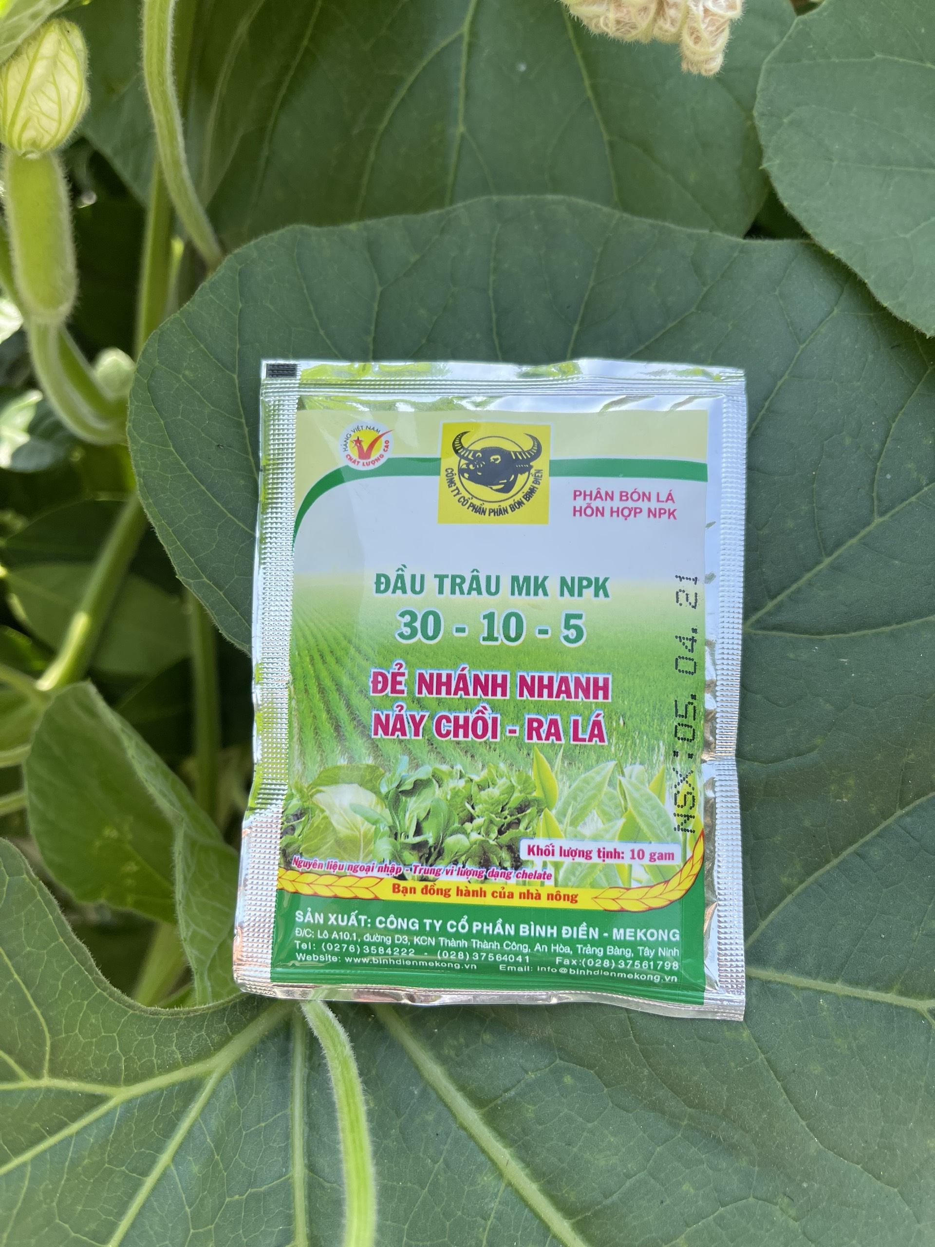 Phân bón lá MK NPK 30-10-5 gói 10gram