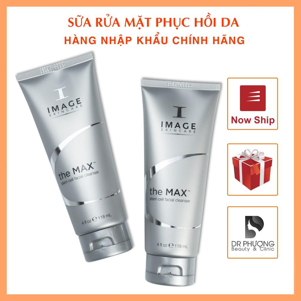 Sữa rửa mặt phục hồi Image The Max Stem Cell Facial Cleans nuôi dưỡng làn da