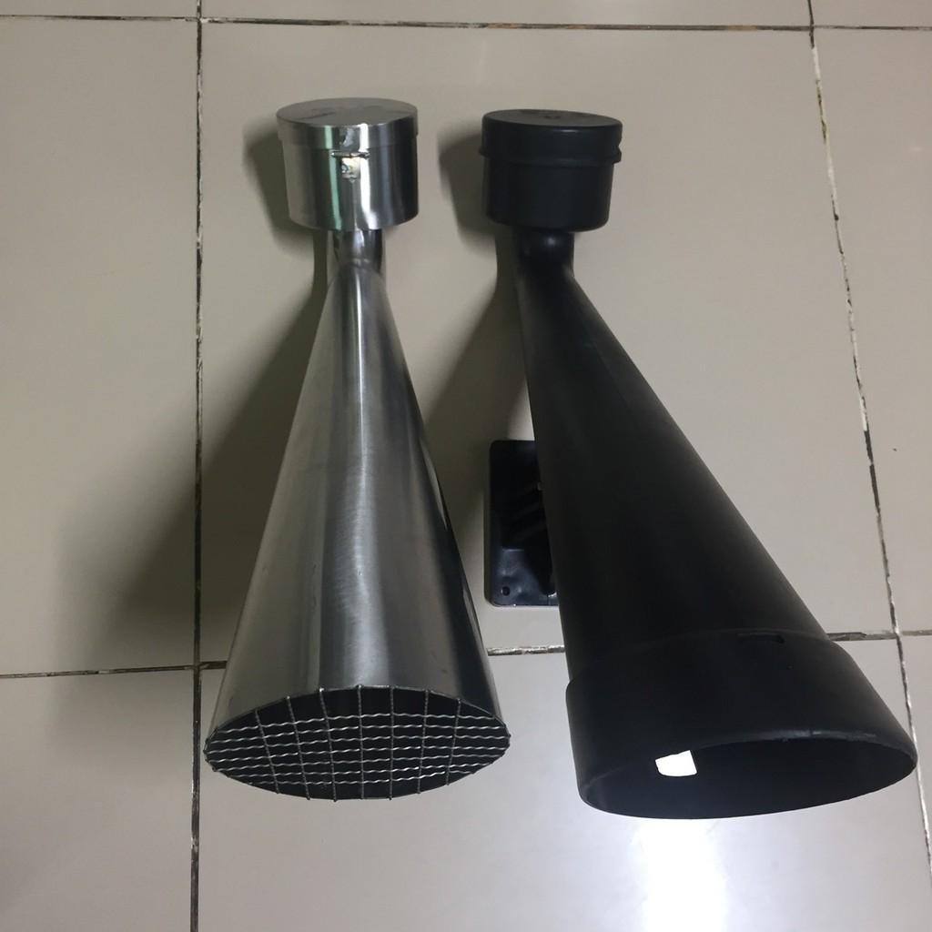 KHUNG LOA PHÓNG THANH ĐƠN NGOÀI TRỜI ( INOX - NHỰA ĐEN )