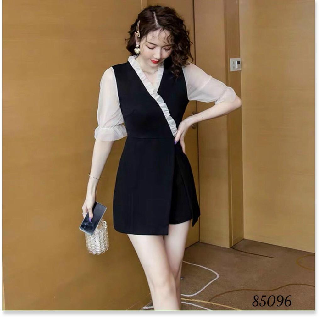 SET BỘ ĐỒ PHỐI VOAN NỮ NGẮN SIÊU XINH , ĐẸP , TÔN DÁNG KHANH AN FASHION