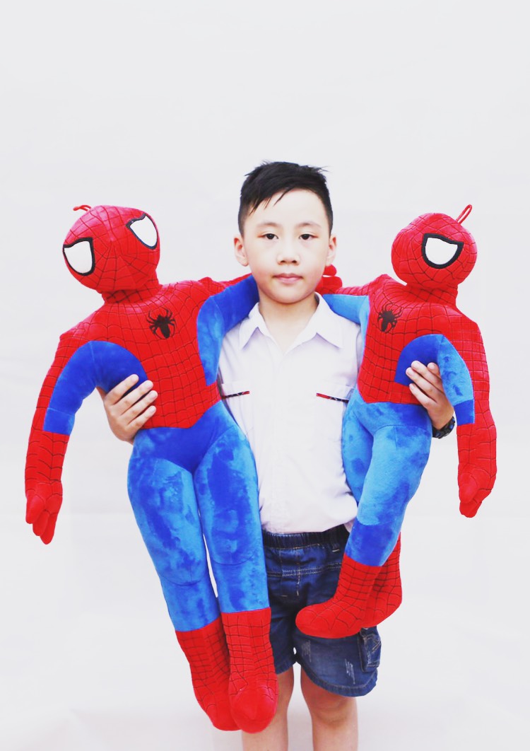 Gấu bông siêu nhân Nhện  - Size  nhỡ 75cm