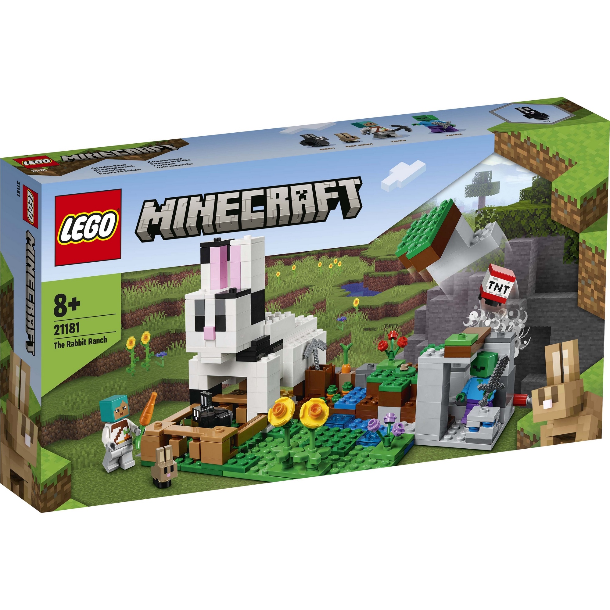 LEGO Minecraft 21181 Trang Trại Thỏ (340 chi tiết)