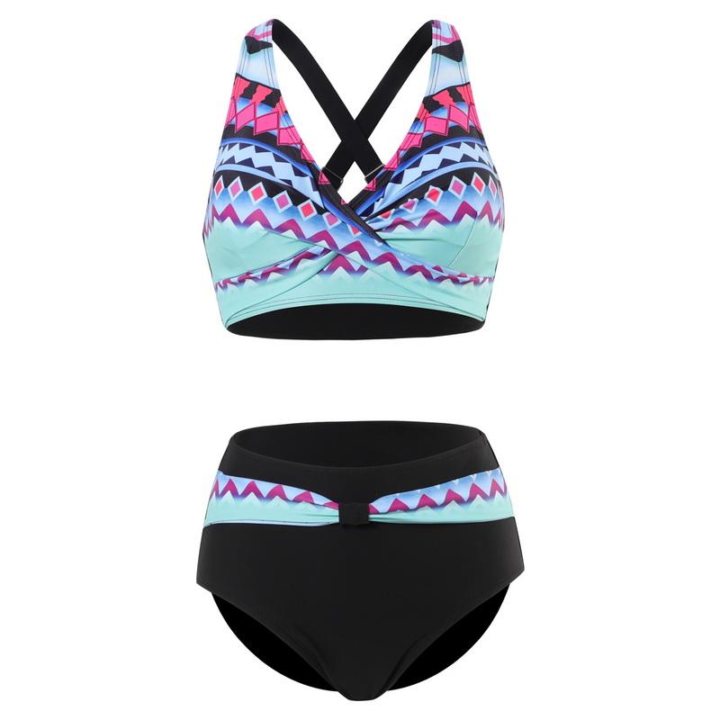 In Hình Cao Cấp Bikini Đồ Bơi Gợi Cảm Nữ 2021 Đẩy Lên Áo Tắm Bikini Bộ Plus Kích Thước Đồ Bơi Nữ Bơi Lội Đi Biển phù Hợp Với