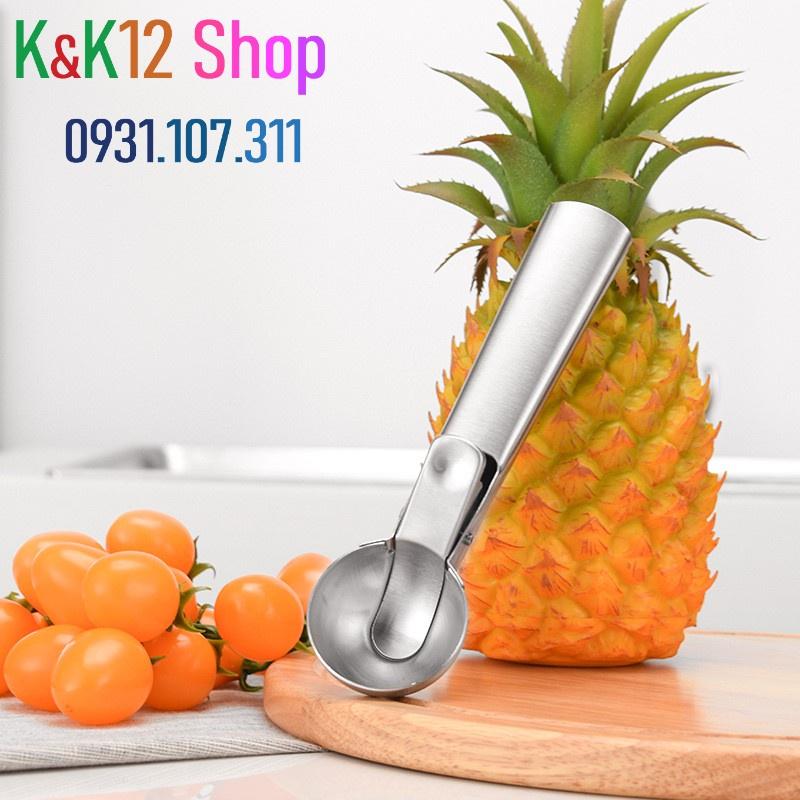 Dụng cụ múc kem, trái cây bằng inox . Muổng múc kem đa năng.