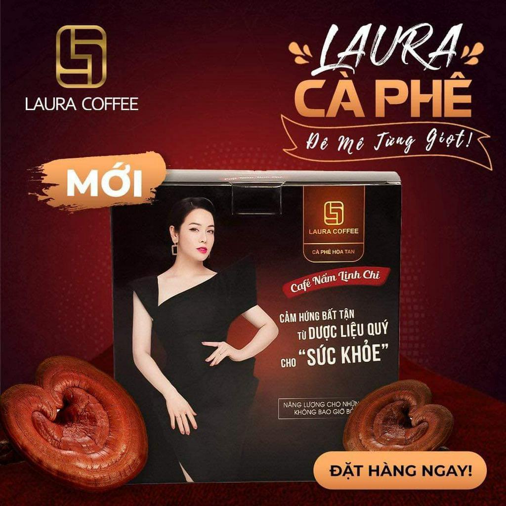 Cà phê hòa tan cao cấp Laura Coffee Nhật Kim Anh hộp 10 gói