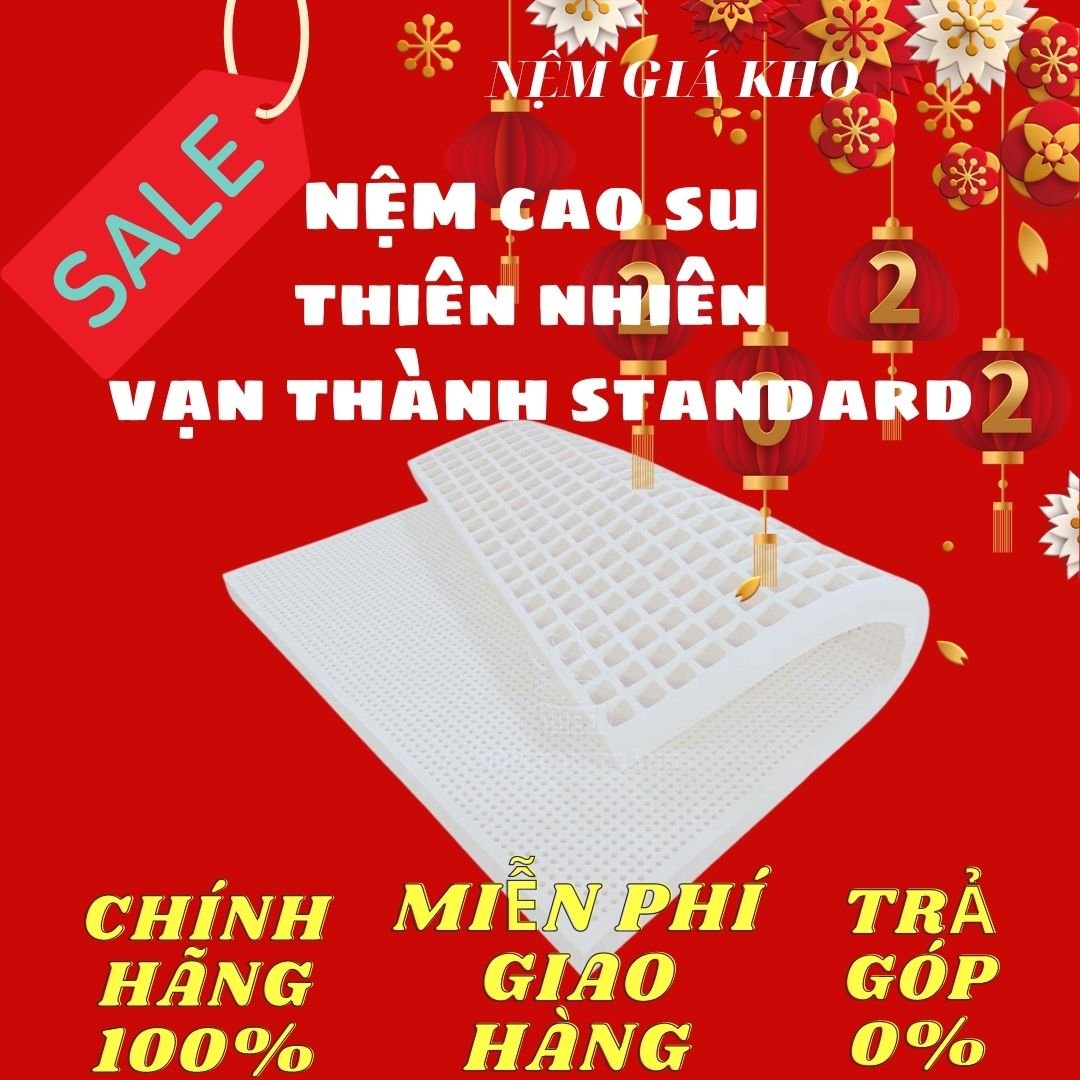 Nệm Cao Su Vạn Thành Standard 180x200x5cm