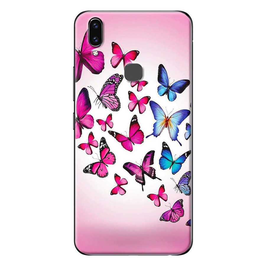 Ốp Lưng Dành Cho Vivo V9 - Bướm Hồng