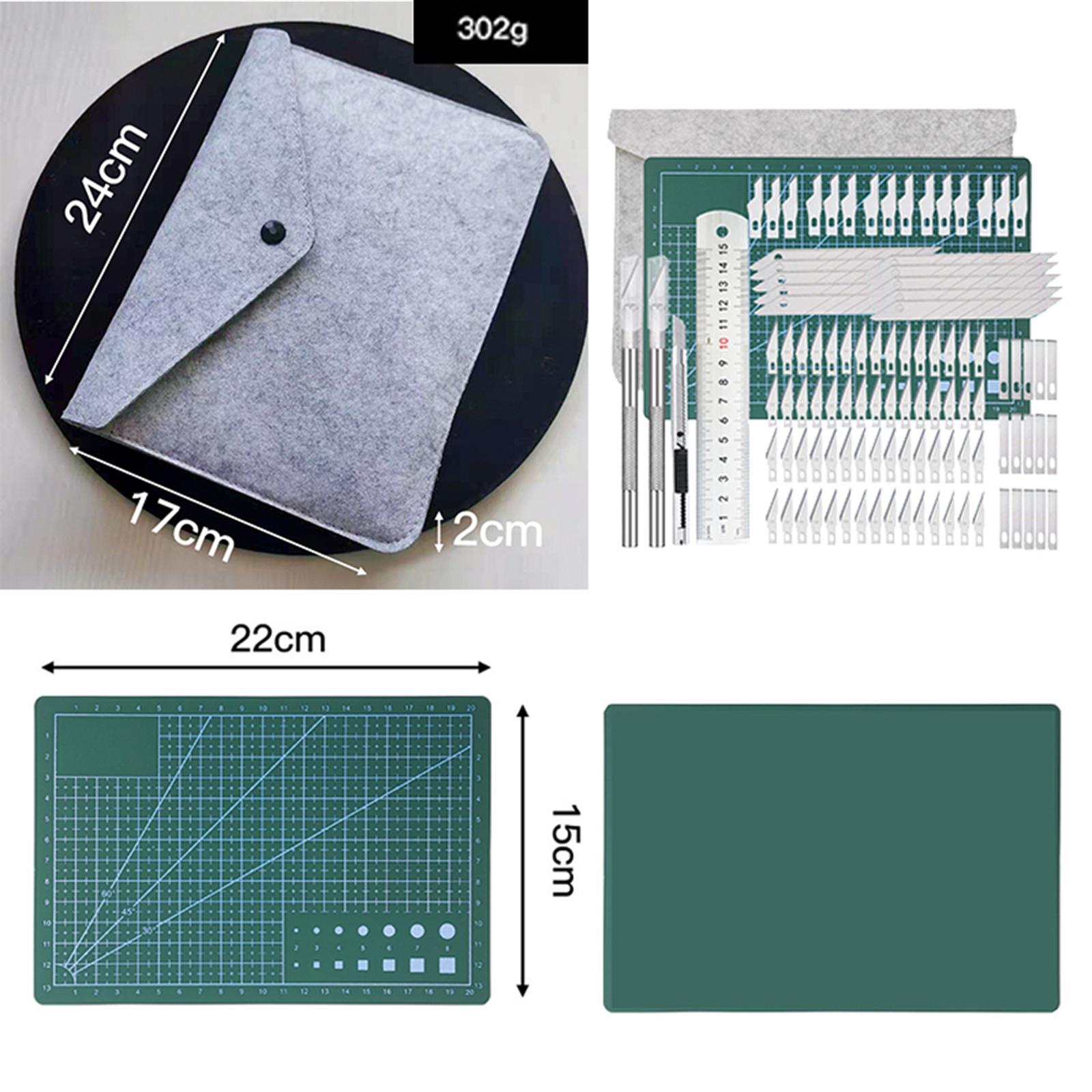 110Pcs Carving Craft Hobby Knife Kit Blade For DIY Stamp Sculpture Art Tool