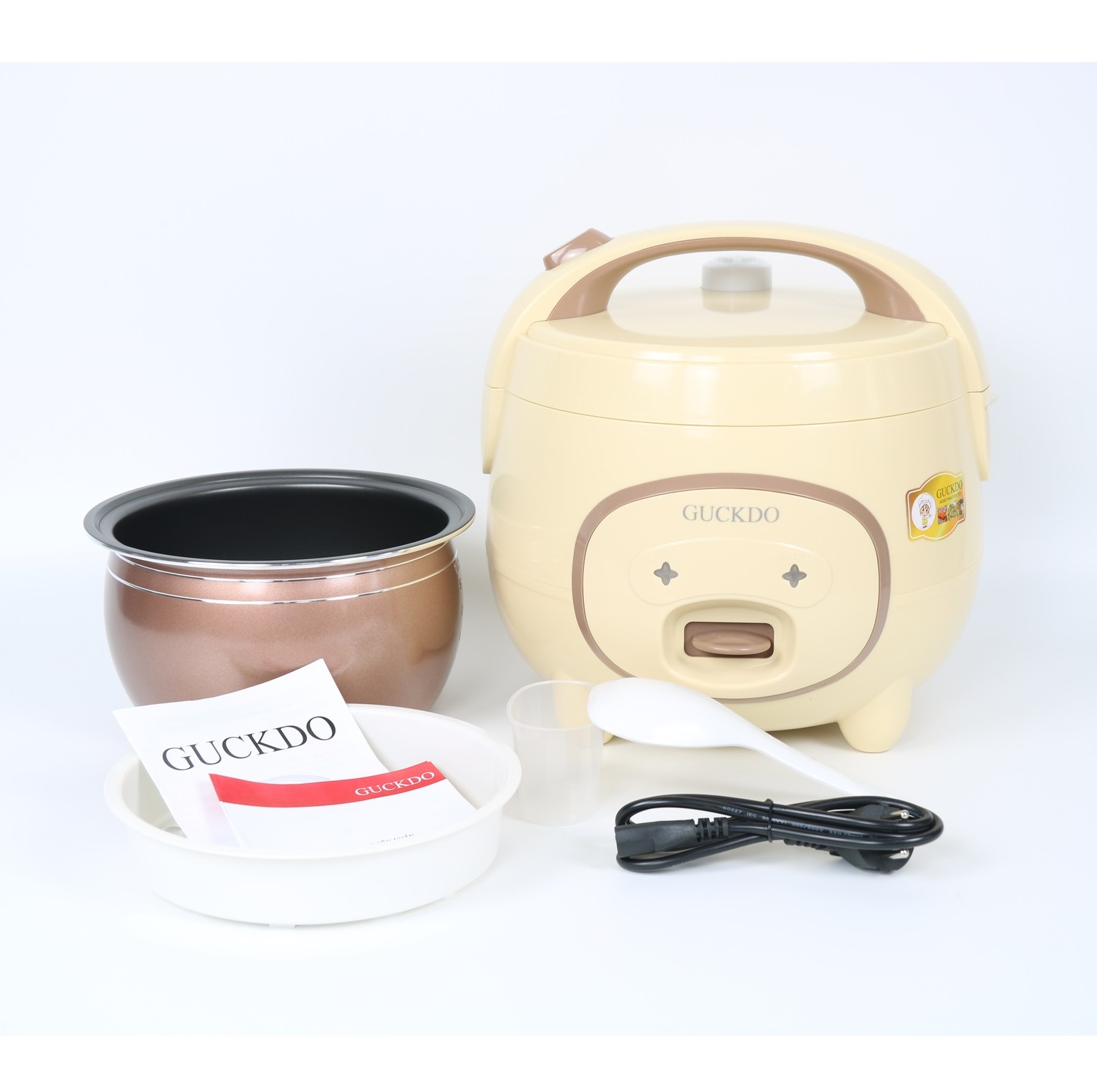 Nồi Cơm Điện 1.8 Lít GUCKDO GK-NC186A - Màu Ngẫu Nhiên - Hàng Chính Hãng