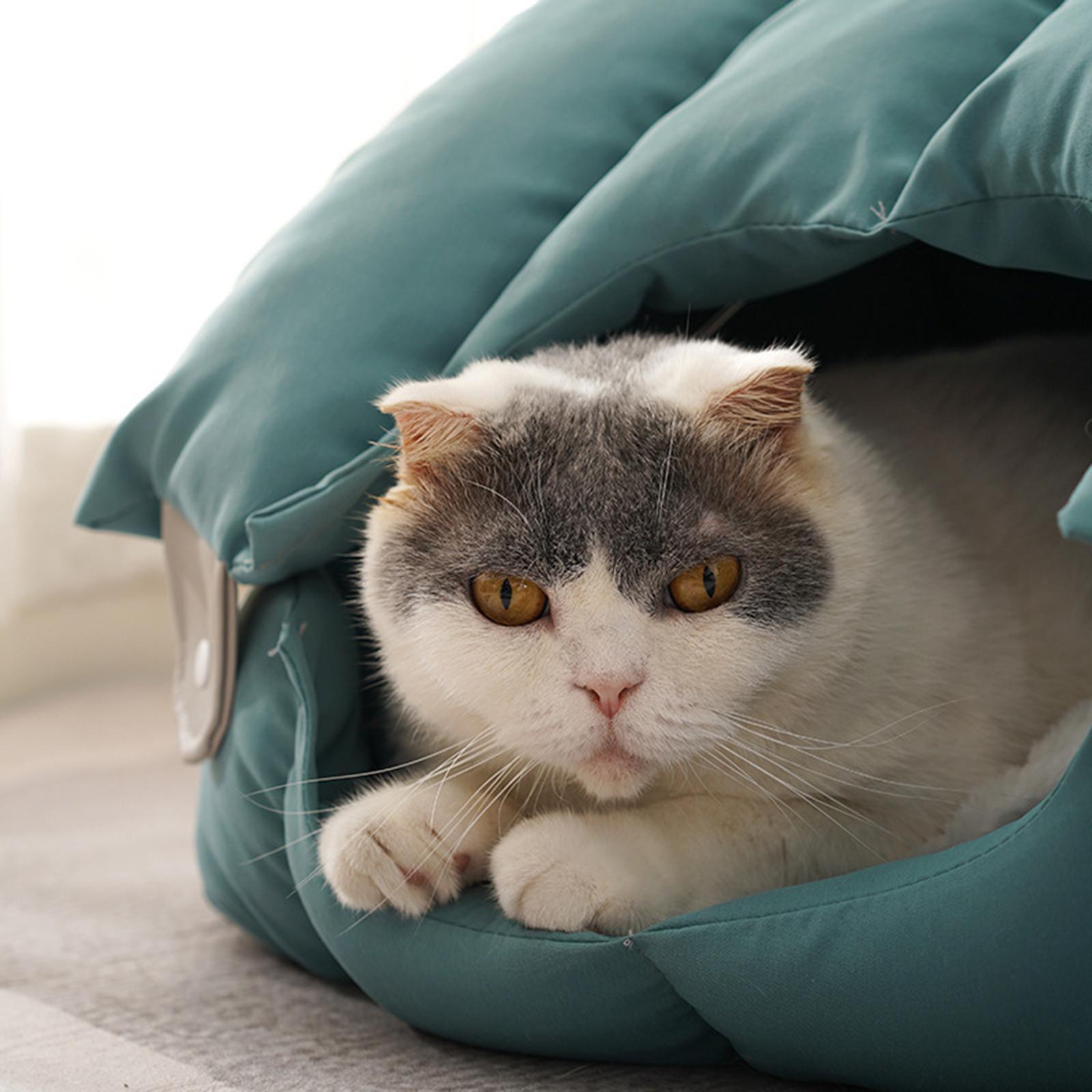 Large Cat Bed, Cushion Sleeping Bed Nest Supplies for Small Medium Dog Small Cats