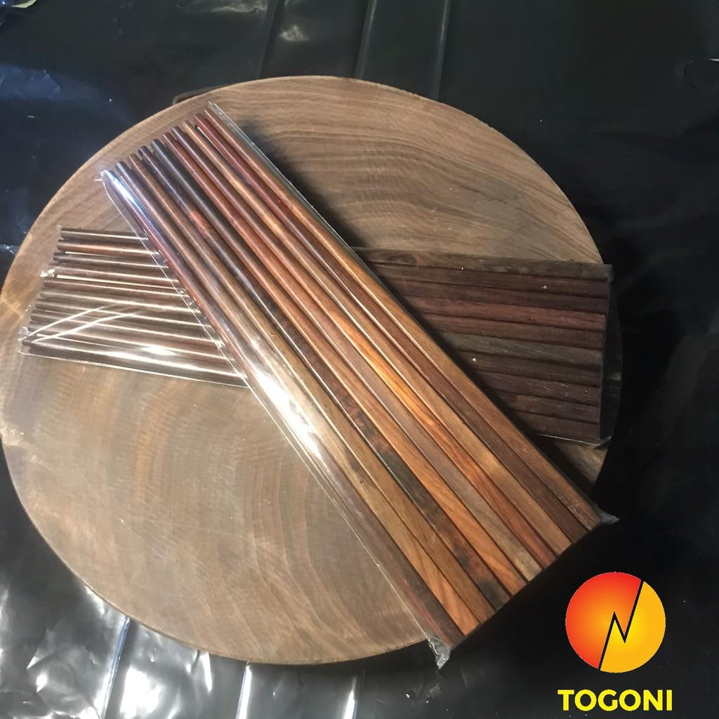 ĐŨA GỖ TRẮC ĐỎ Bộ 10 đôi KHÔNG BỊ MỐC, KHÔNG CONG VÊNH, MỐI MỌT, AN TOÀN KHI SỬ DỤNG