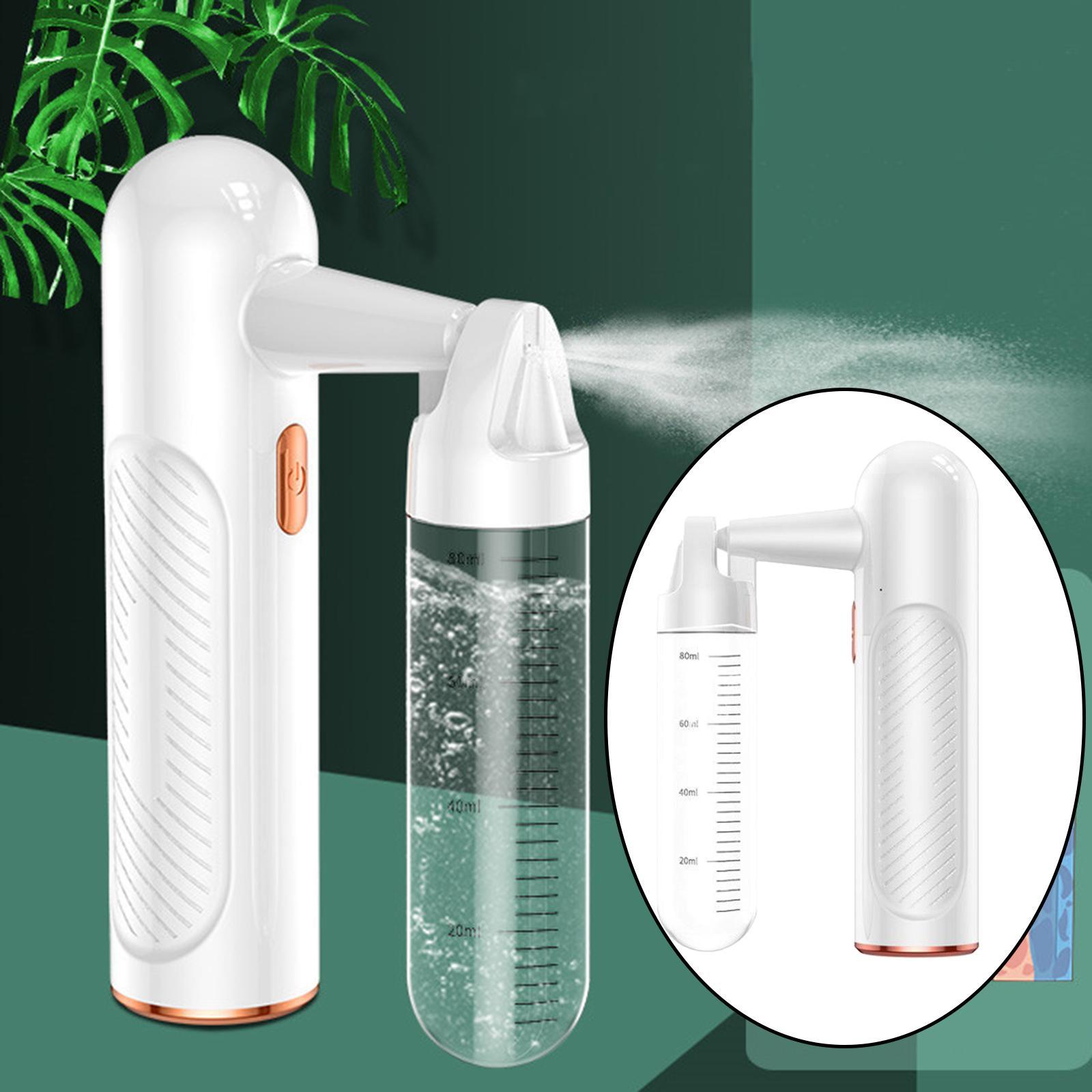 2x Rechargeable Handheld Nano Steam Fogger Machine Nano Mist Disinfect Sprayer Skin Care Women Facial Sprayer for Home Bedroom