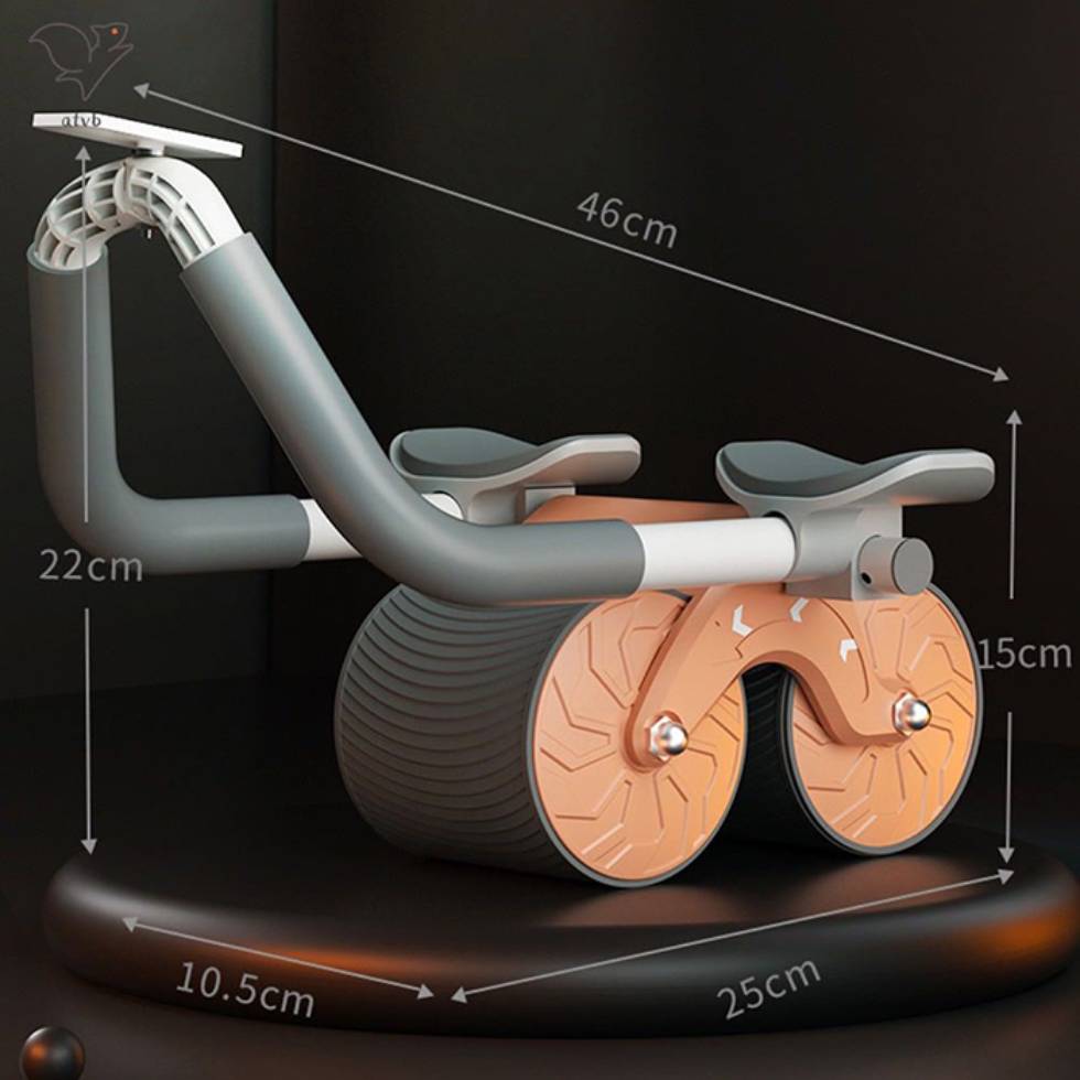 Con Lăn Tập Cơ Bụng, Lò Xo Trợ Lực Hỗ Trợ Plank Thế Hệ Mới 2024 Có Đồng Hồ - Hàng Chính Hãng [Được đồng kiểm]