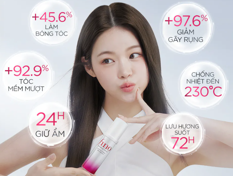 DẦU DƯỠNG TÓC FINO CAO CẤP AIRY SMOOTH 70ml