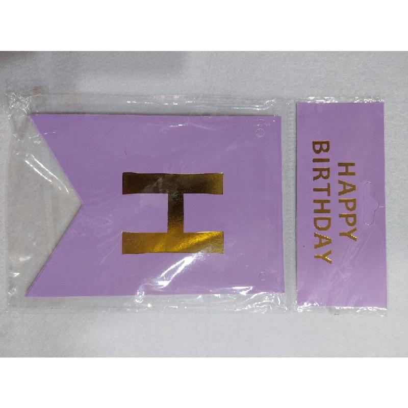Chữ giấy Happy Birthday trang trí sinh nhật,