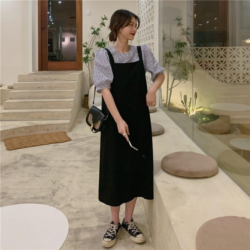 Set yếm ulzzang kèm áo
