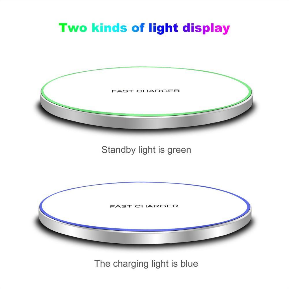 Đế sạc nhanh Qi 30w không dây cho Xiaomi Mi 9 Pro Iphone 12 X Xs Max Xr 8 Plus