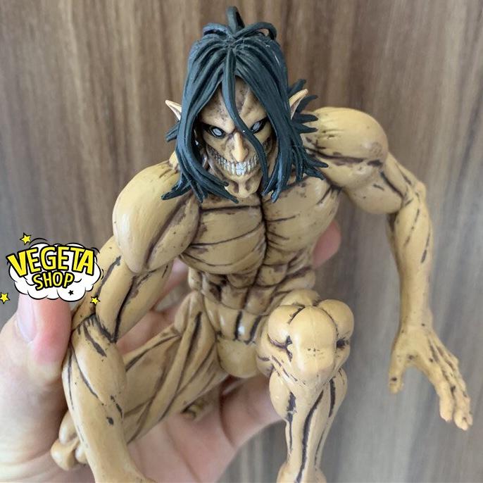 Mô hình Attack On Titan - Eren Yeager dạng Titan tiến công Attack Titan Đại chiến Titan - Fullbox - 15cm