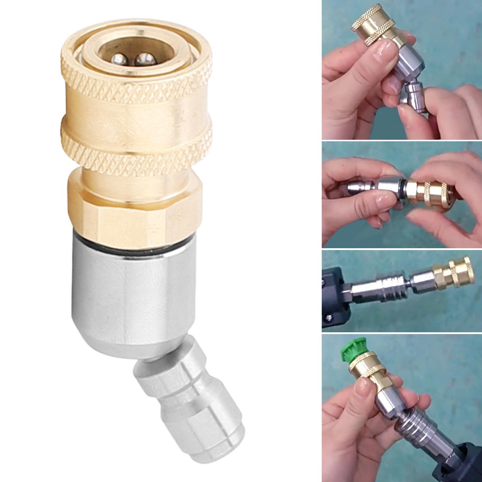 1/4” Pressure Washer Quick Connect Coupler, Female Quick Connect Fittings Pressure Washer Adapters