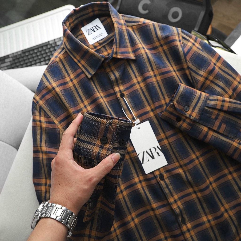 VNXK - Áo Sơ mi caro nhiều màu - Sơ mi dạ kẻ sọc mặc hoặc khoác ngoài | LASTORE MENSWEAR