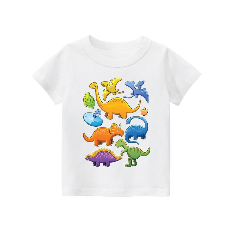 Áo thun trẻ em KHỦNG LONG, 8 màu áo, đầy đủ size có big size, MÀU KHÁC NHẮN TIN SHOP