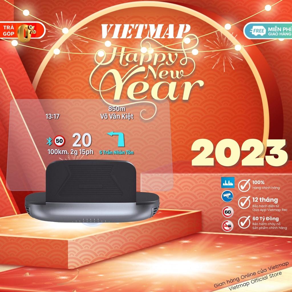 Vietmap H1N - Màn hình HUD Cảnh báo giao thông dẫn đường Vietmap Live - Hàng chính hãng