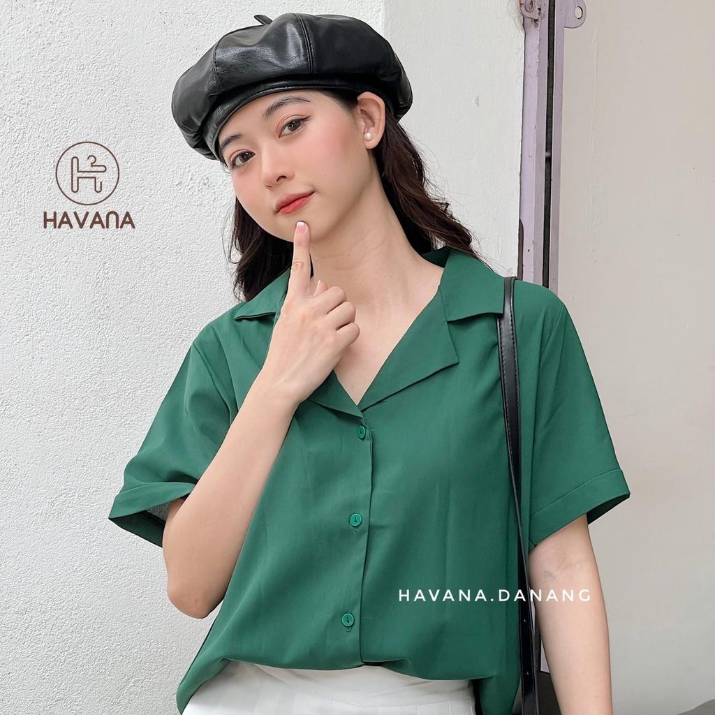 Áo blazer ngắn tay trơn, blazer lụa cộc tay basic phong cách Hàn Quốc