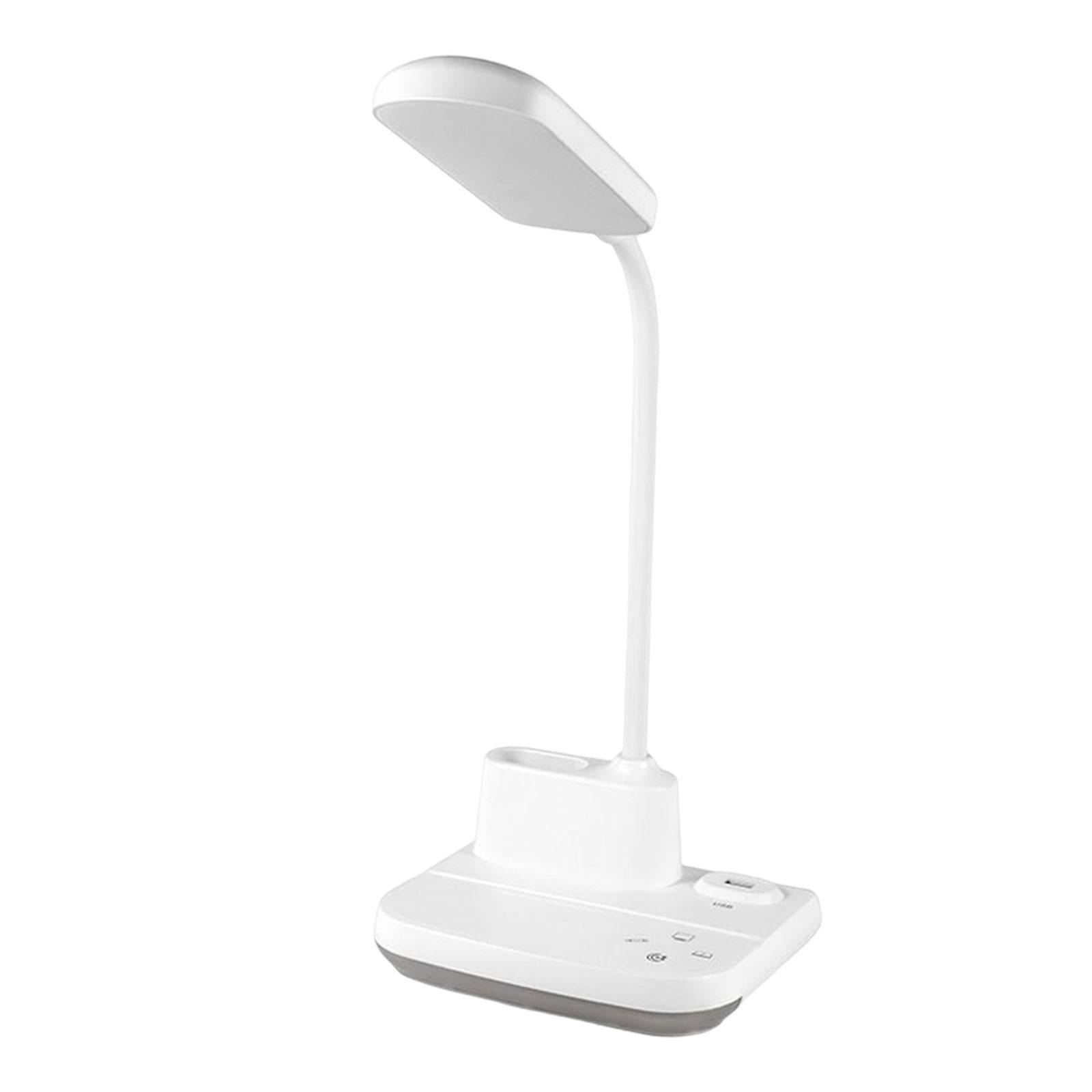 LED Desk Lamp Touch Control Rechargeable Desk Light for White 2000mAh