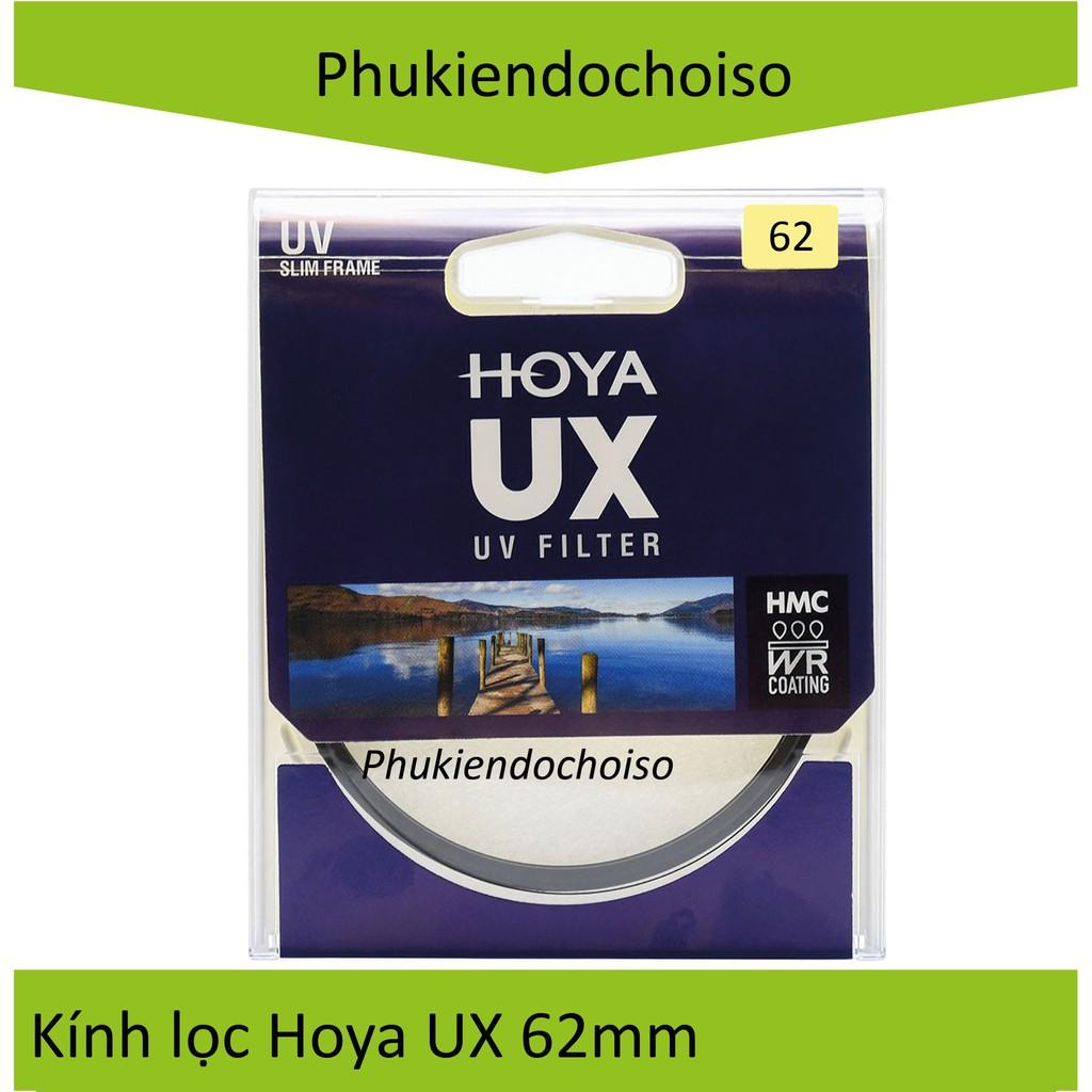 Filter Kính lọc Hoya UV UX 62mm - Hàng Chính Hãng