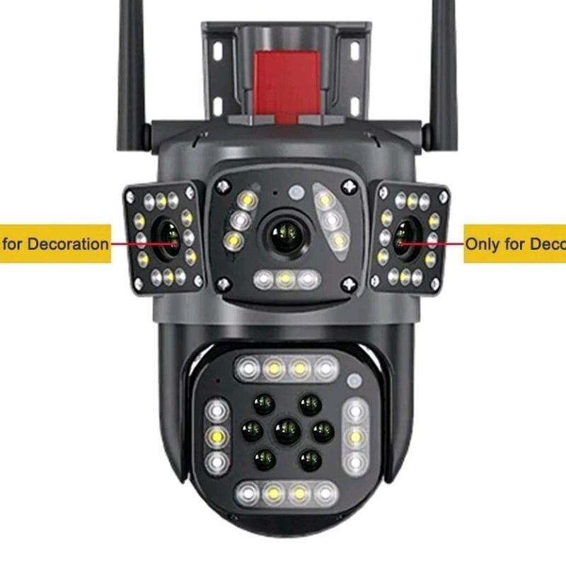 (Lỗi 1 đổi 1) Camera YOOSEE ngoài trời 4 mắt 3 màn hình 12MPX tích hợp 39 LED zoom 12x - Hàng chính hãng