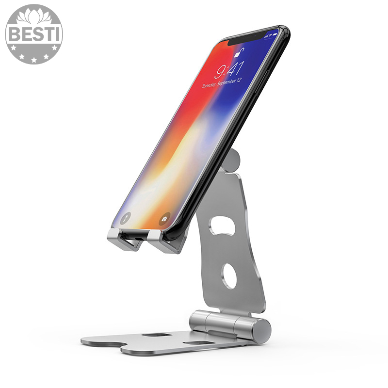 Giá Đỡ Điện Thoại , Máy Tính Bảng, Ipad Mini Để Bàn Hợp Kim Nhôm Cao Cấp - 02 Vị Trí Điều Chỉnh Góc Nhìn Besti