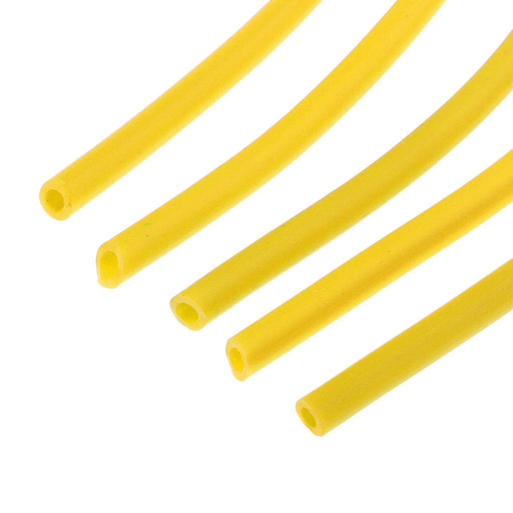 Carp Fishing Anti-tangle Sleeves Rubber Carp Rigs Tube Hook Connector Yellow