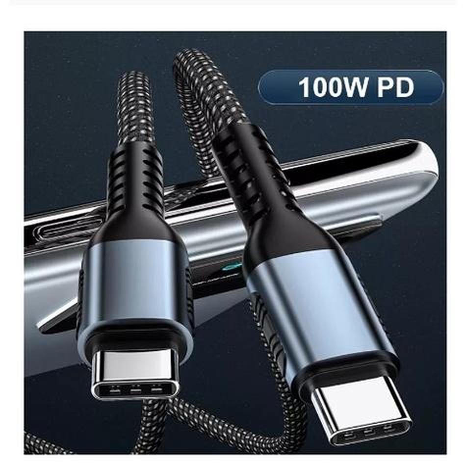 Dây cáp sạc nhanh Usb C sang Usb Type C 100W 60W PD cao cấp