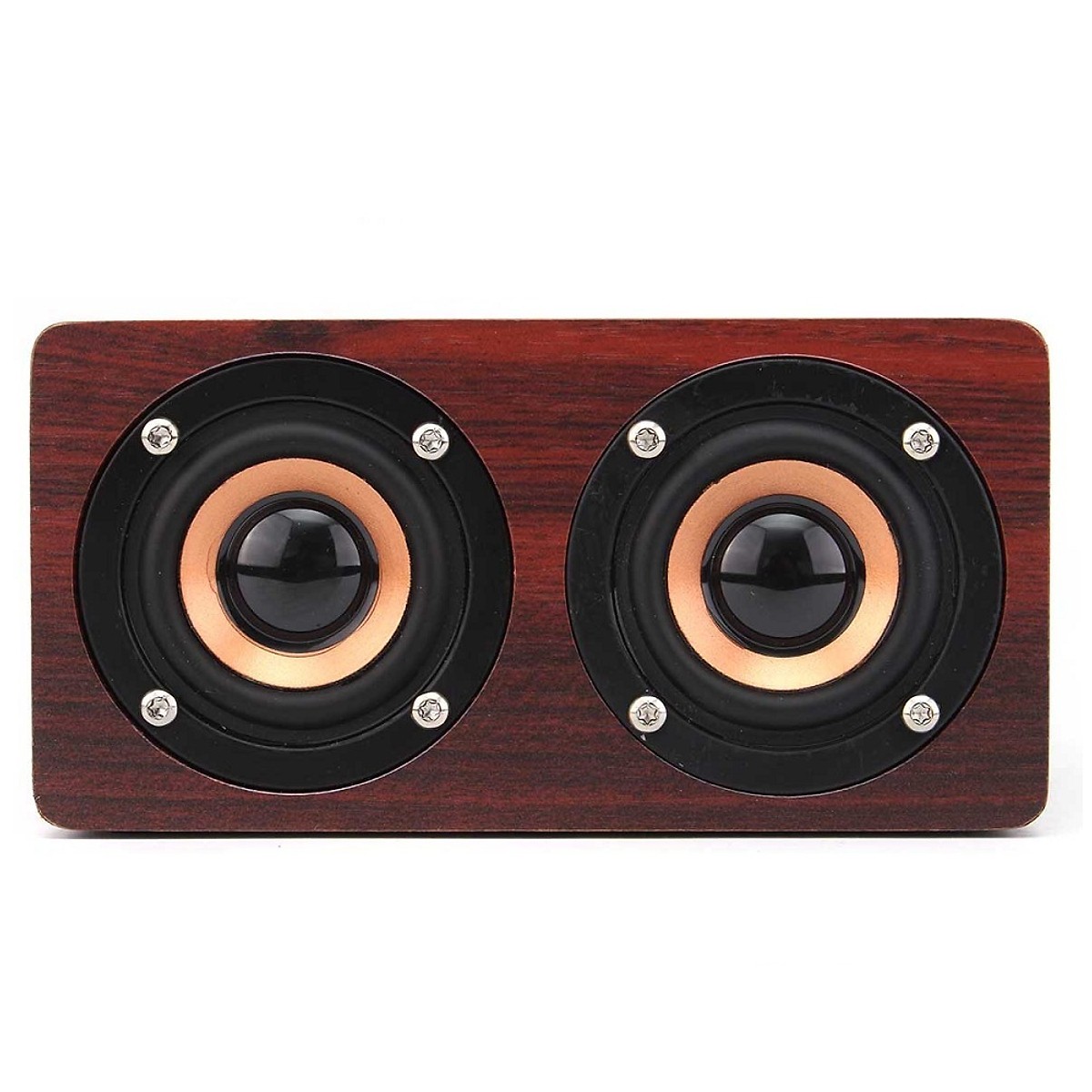 Loa Bluetooth vân gỗ HIFI Stereo Speaker