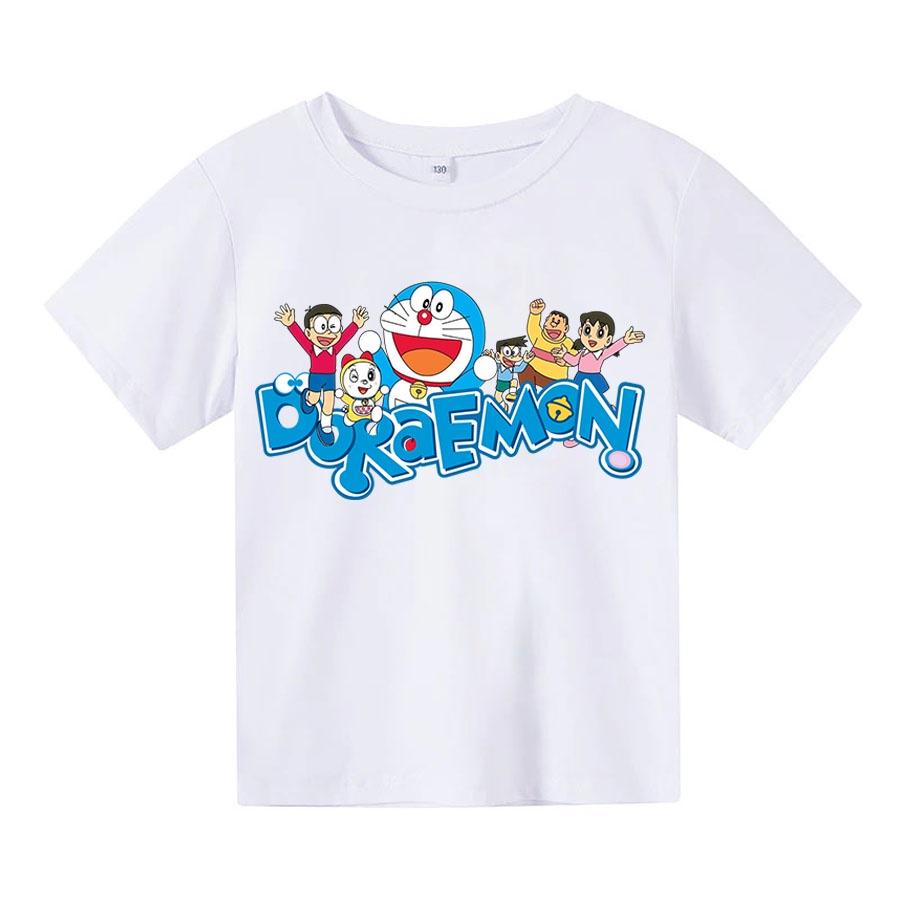 Áo thun trẻ em gia đình doraemon Có size người lớn, King Cotton