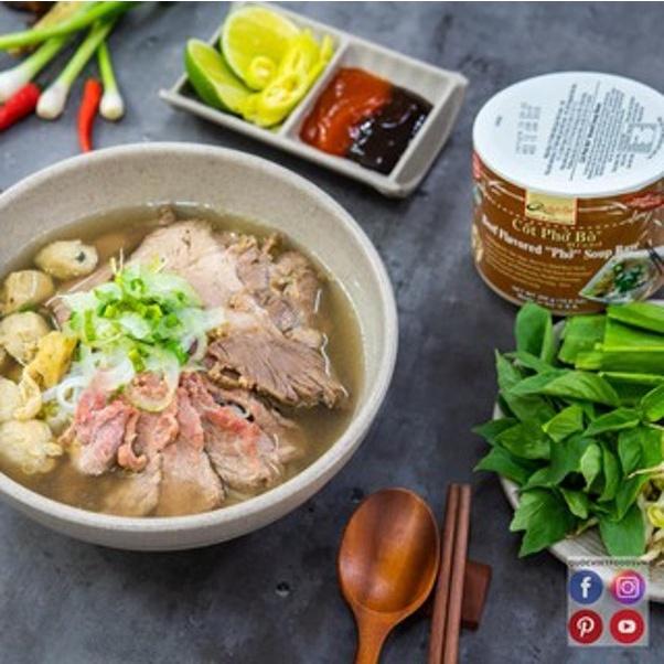 Gia vị Cốt Phở bò Quốc Việt - Hộp 300g - VN10450