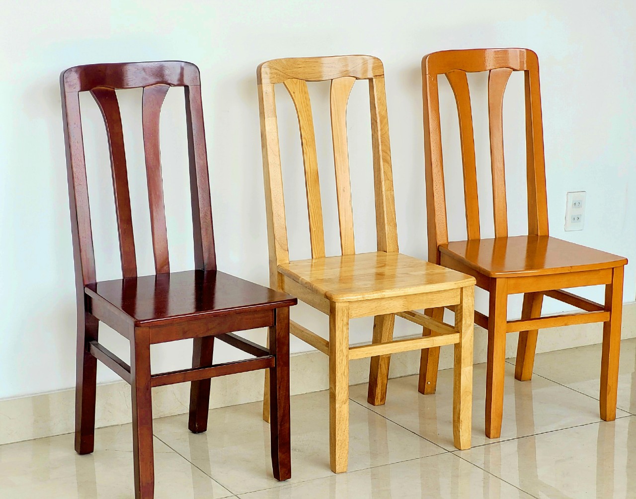 Ghế Gỗ 2 Nan Nhiều Màu Trang Nhã - Hàng VN Xuất Khẩu