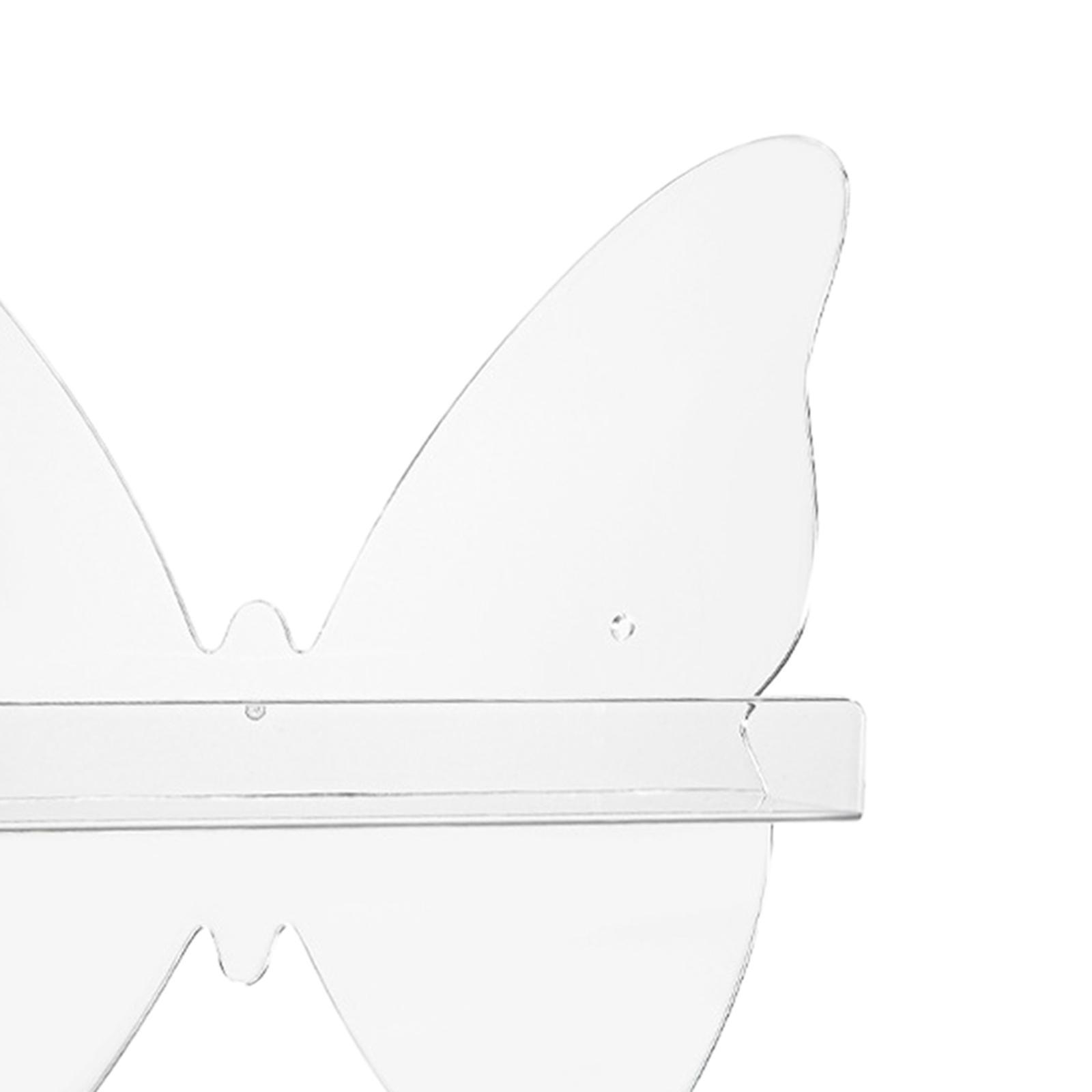 Acrylic Shelves for Wall Storage, 12" Acrylic Floating Shelves Wall Mounted, Kids Bookshelf, Display Ledge Shelves for Bathroom, Kitchen