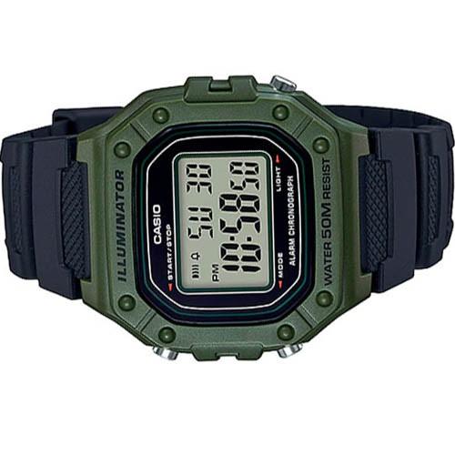 Đồng Hồ Casio Nam General W-218H-3AVDF