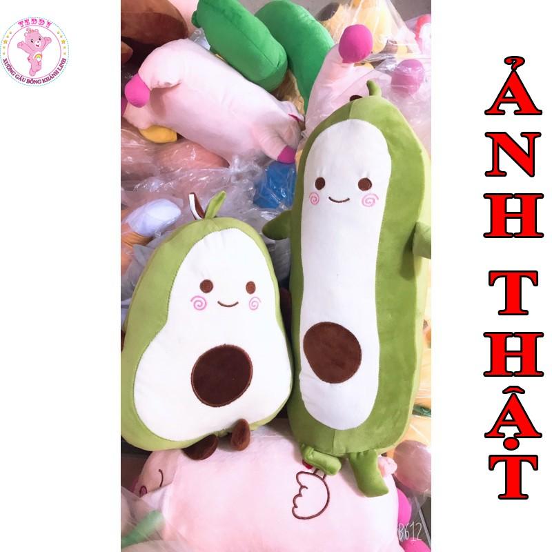 Gấu Bông Bơ Tròn, Trái Bơ Tròn Size 40Cm Siêu Đáng Yêu Bông Gòn Cao Cấp An Toàn Cho Sức Khỏe