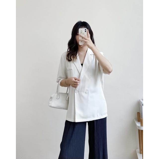 Áo khoác blazer cơi túi ngực 4 khuy cổ k 70a27 by germe