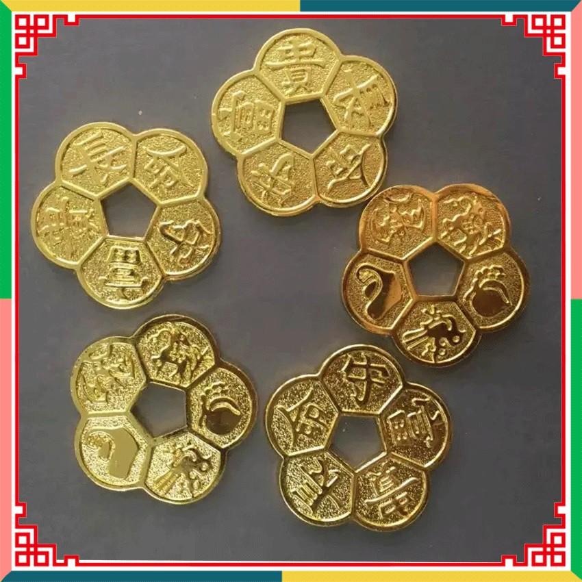 Đồng Xu Hoa Mai Giữ Tiền, Chiêu Tài, Nạp Phúc, Tăng lộc, Hóa Sát