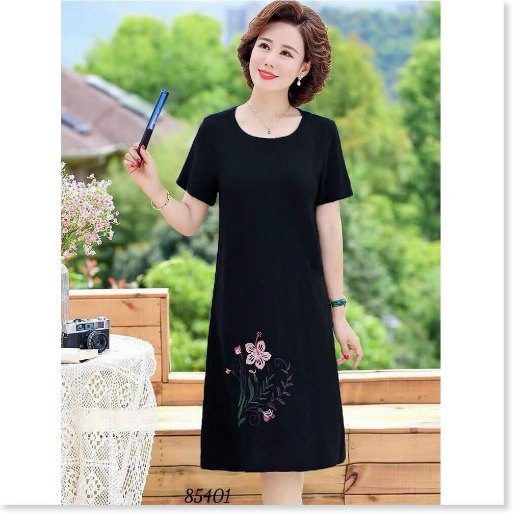 ĐẦM THÊU HOA,HỌA TIẾT TRƠN NHƯNG KHÔNG KẾM PHẦN SANG TRỌNG MẪU MỚI NHẤT HIỆN NAY