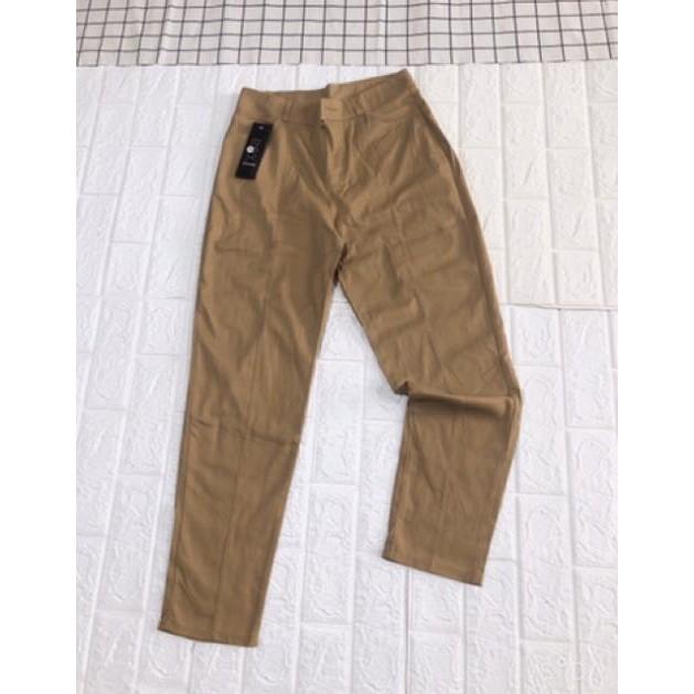 Quần baggy kaki khóa 1 ly đẹp