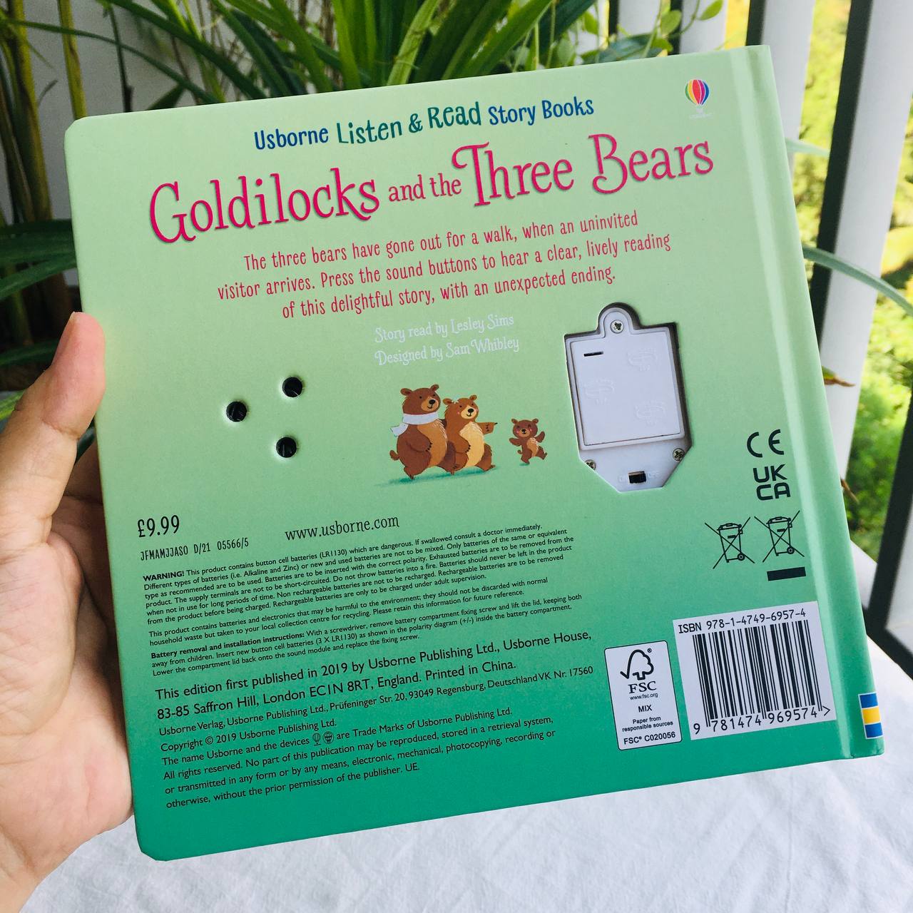 Listen and Read Story Books : Goldilocks and the Three Bears