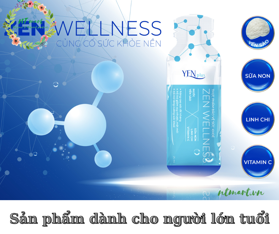 Zen Wellness - Nước yến sào sữa non YENplus