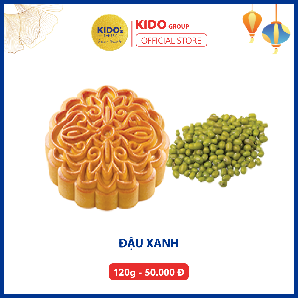 Bánh Trung Thu KIDO nhiều vị tự chọn 1 trứng và 0 trứng ( Tặng kèm hộp cao cấp đơn 2 bánh, 4 bánh)