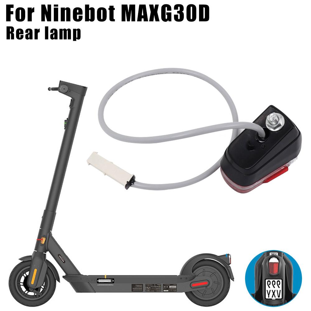 Xe Điện Đèn Hậu Sau Đèn Phanh Cho Ninebot Max G30D Đèn Hậu ABS Fender Chắn Bùn Cảnh Báo Phía Sau Đèn LED Đuôi Các Bộ Phận Màu Sắc: Đỏ