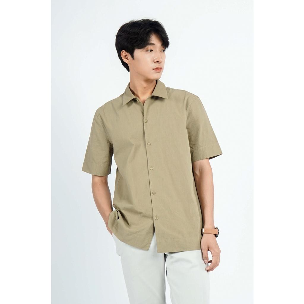 Áo sơ mi tay ngắn nam Seersucker (Vải sọc nhăn) 3 màu | LASTORE MENSWEAR